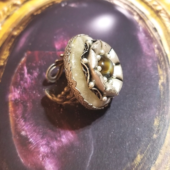 RETIRED OLLIPOP Sweet Romance Quartz & Swarovski Ring - Picture 5 of 6